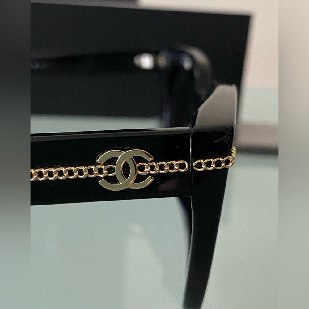 NIB CHANEL dress SQUARE SUNGLASSES/glasses/frame Ref.5509A C622/T  ITALY;Current - Picture 7 of 11